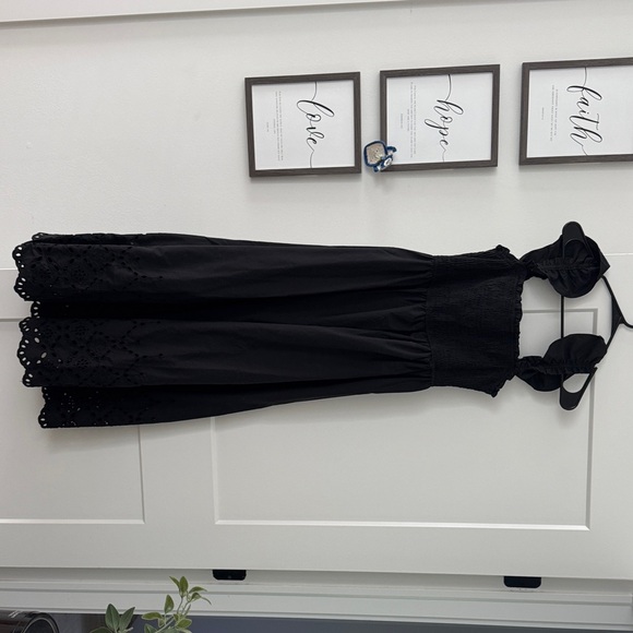 Blu Pepper Black Maxi Dress - Picture 1 of 4